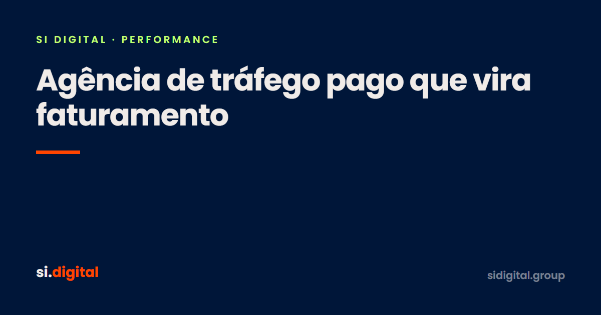 Agência de Tráfego Pago