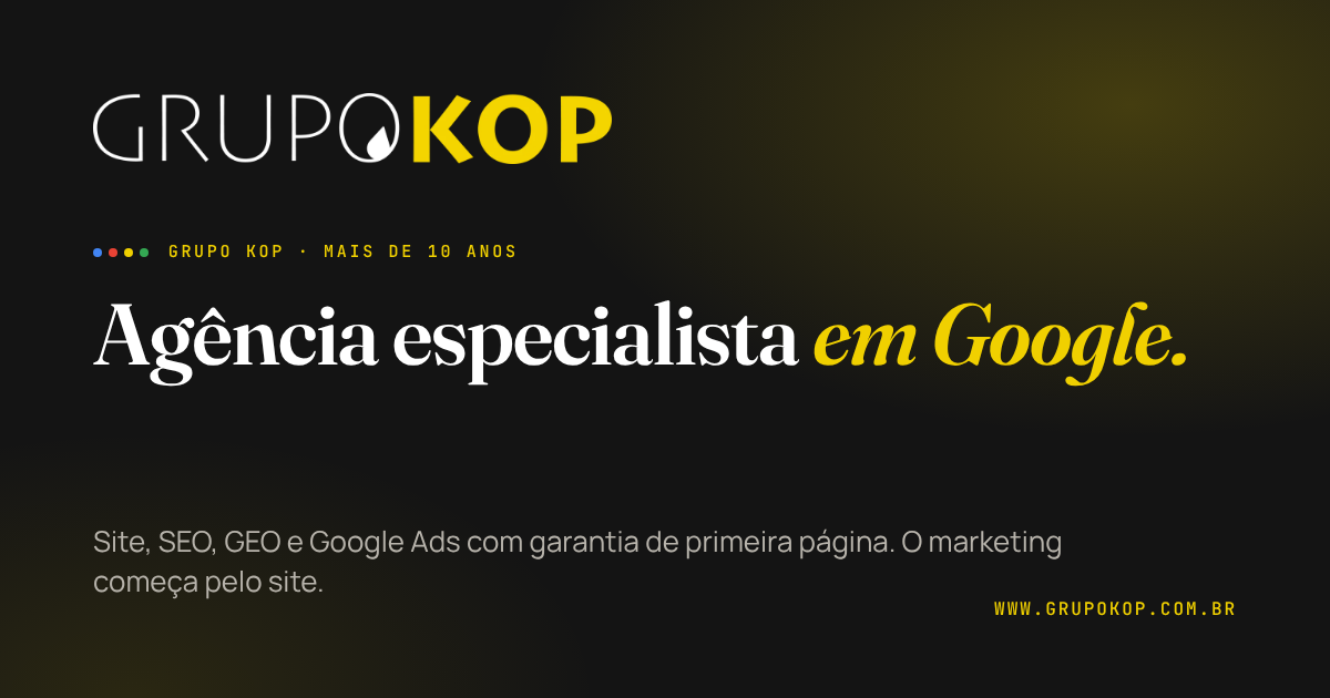 Agência especialista em Google